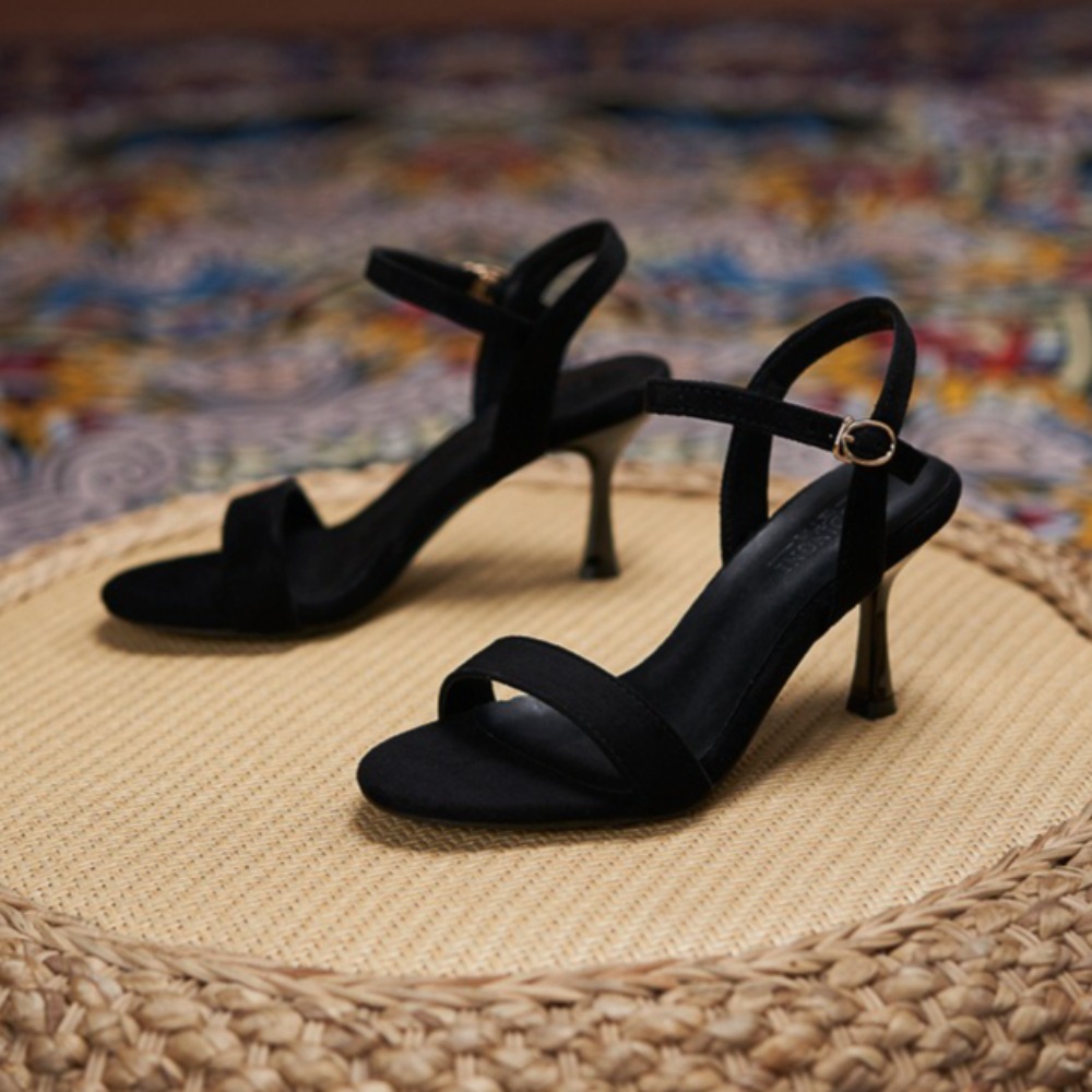 Summer Clothing Stores - รองเท้าแตะสำหรับผู้หญิงรองเท้าส้นสูงรองเท้าส้นสูงแบบเรียบง่ายผู้หญิงสวมใส่สบายขนาดเล็ก 32 33 ขนาดใหญ่รองเท้าฤดูร้อนของผู้หญิง 44