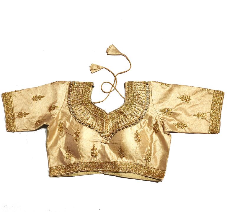 Summer Clothing Pakistan - แบบดั้งเดิมอินเดีย Sari Top เสื้อผู้หญิงฤดูร้อนเย็บปักถักร้อยปากีสถานฤดูร้อน Rhinestone