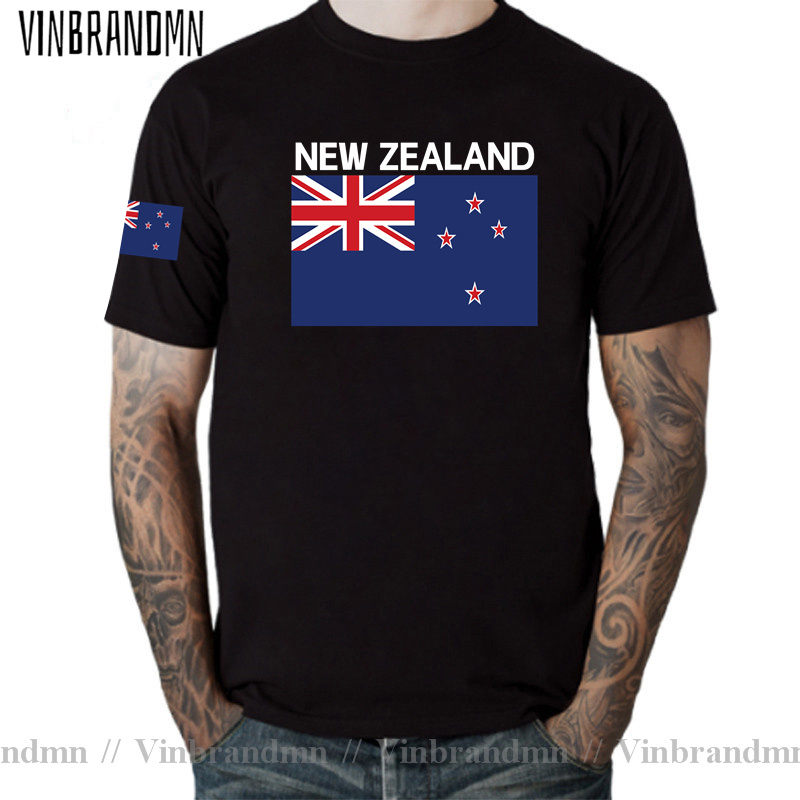 Summer Clothing Nz - นิวซีแลนด์ Mens T เสื้อเสื้อ Zealander Nations
