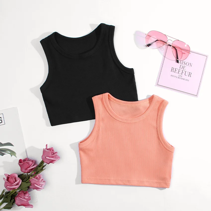 สาวฤดูร้อนชุดชั้นในเสื้อแขนกุด - Summer Clothing Baby Girl บทวิจารณ์และราคา