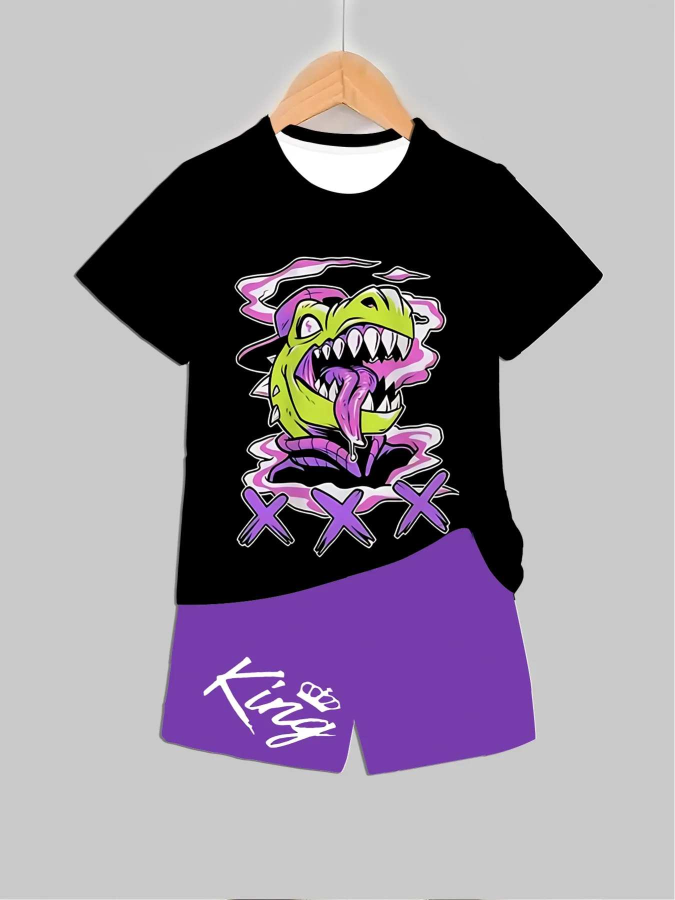 ชุดเสื้อผ้าพิมพ์ลายไดโนเสาร์ให - Summer Clothing Baby Girl บทวิจารณ์และราคา