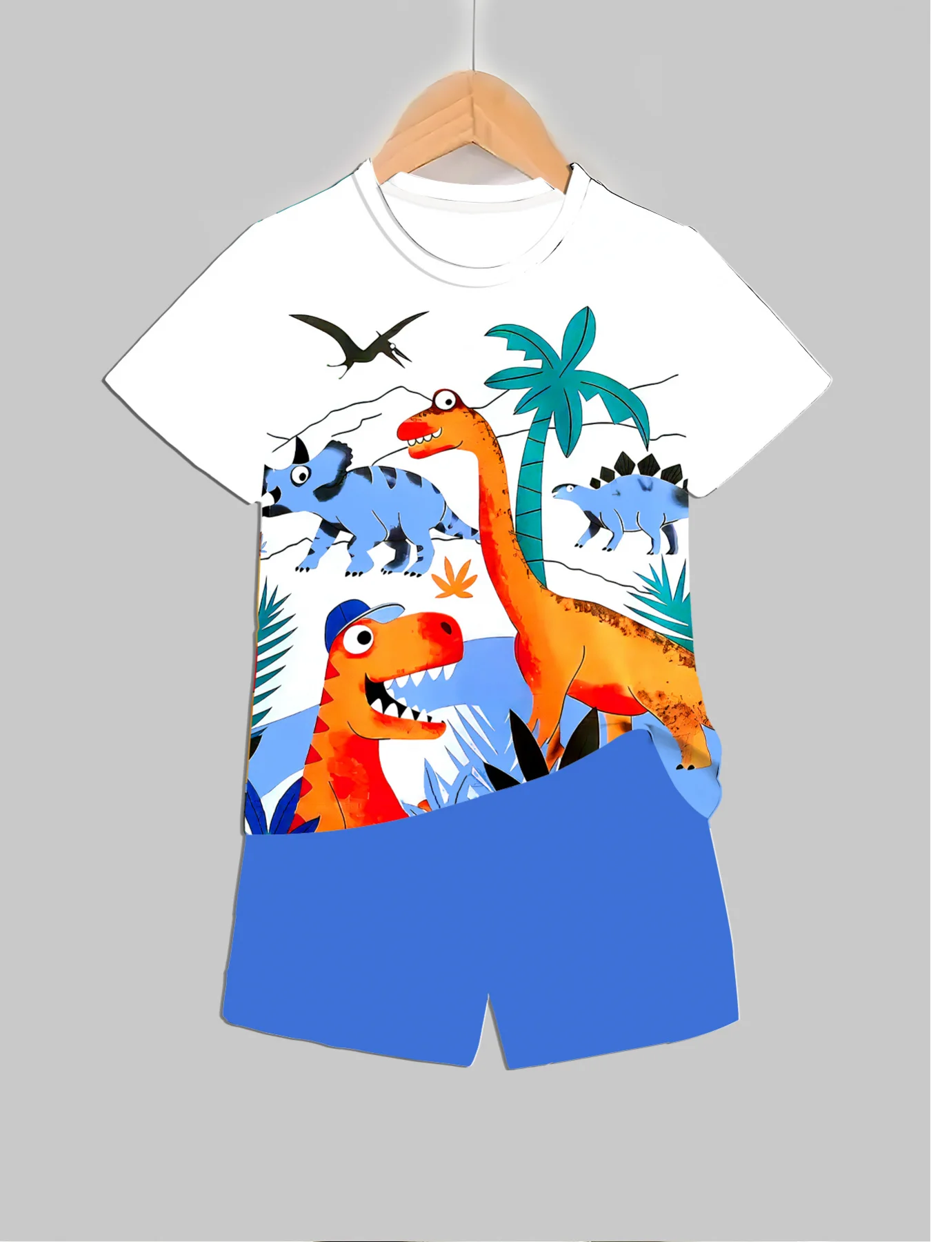 ชุดเสื้อผ้าพิมพ์ลายไดโนเสาร์ให - Summer Clothing Baby Girl บทวิจารณ์และราคา
