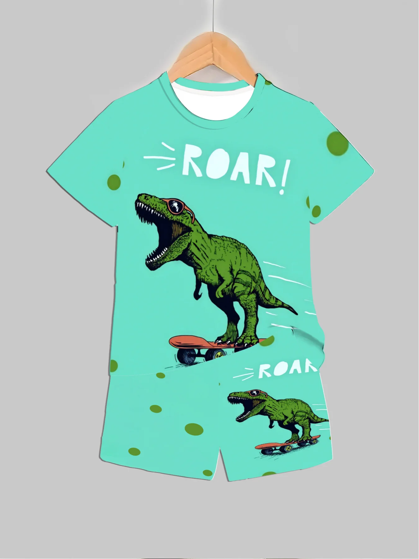 ชุดเสื้อผ้าพิมพ์ลายไดโนเสาร์ให - Summer Clothing Baby Girl บทวิจารณ์และราคา