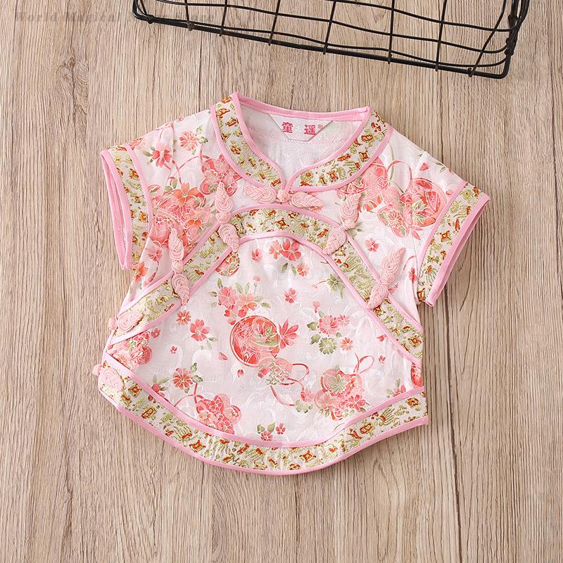 ชุดถังซูทสำหรับเด็กผู้หญิง ลาย - Summer Clothing Baby Girl บทวิจารณ์และราคา