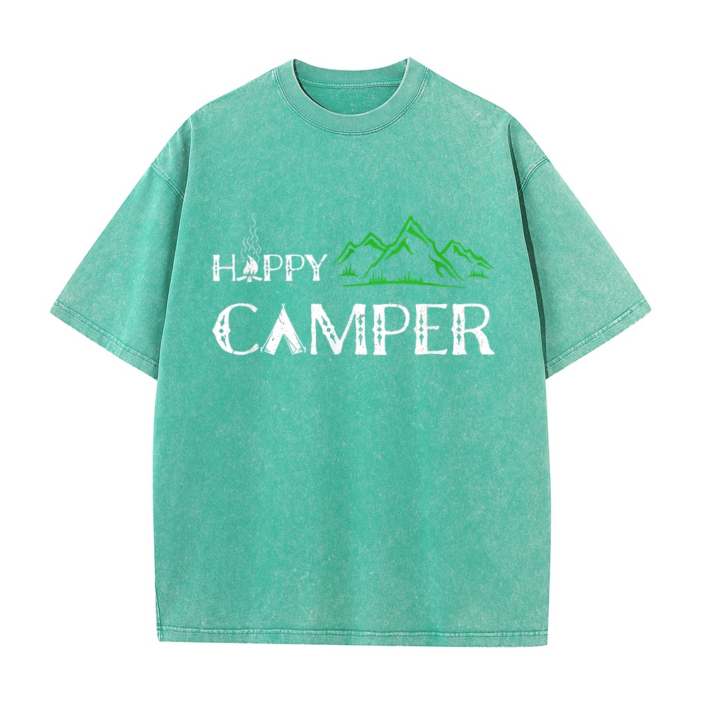 เสื้อยืด Happy Camper Camping  - Summer Clothing Women Canada บทวิจารณ์และราคา
