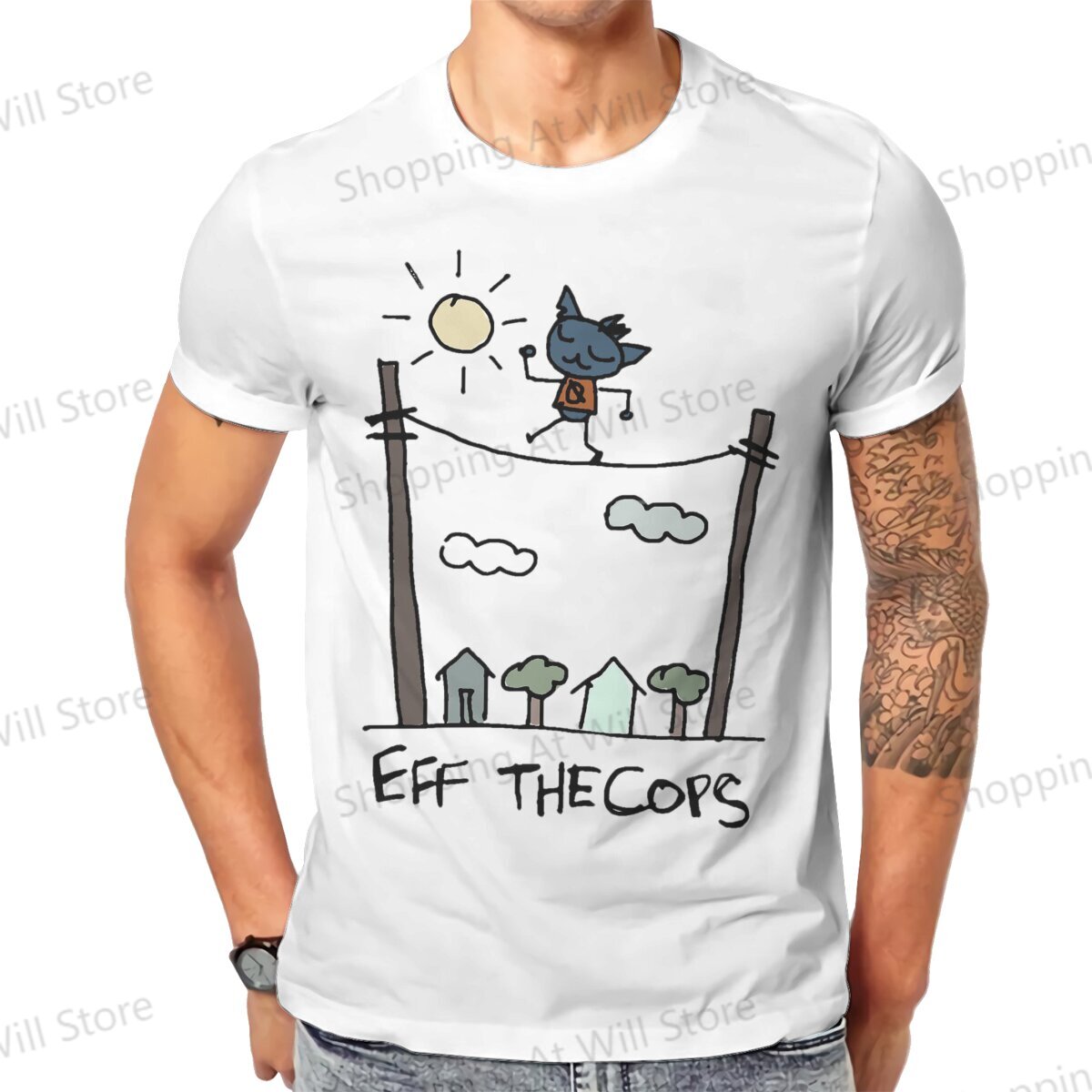 เสื้อยืดคอกลมแขนสั้นสำหรับชายแ - Summer Clothing Drawing บทวิจารณ์และราคา