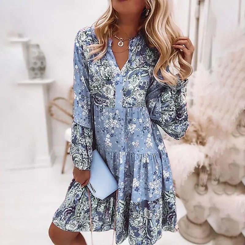 Casual Floralพิมพ์ชุดผู้หญิง 2 - Summer Zara บทวิจารณ์และราคา
