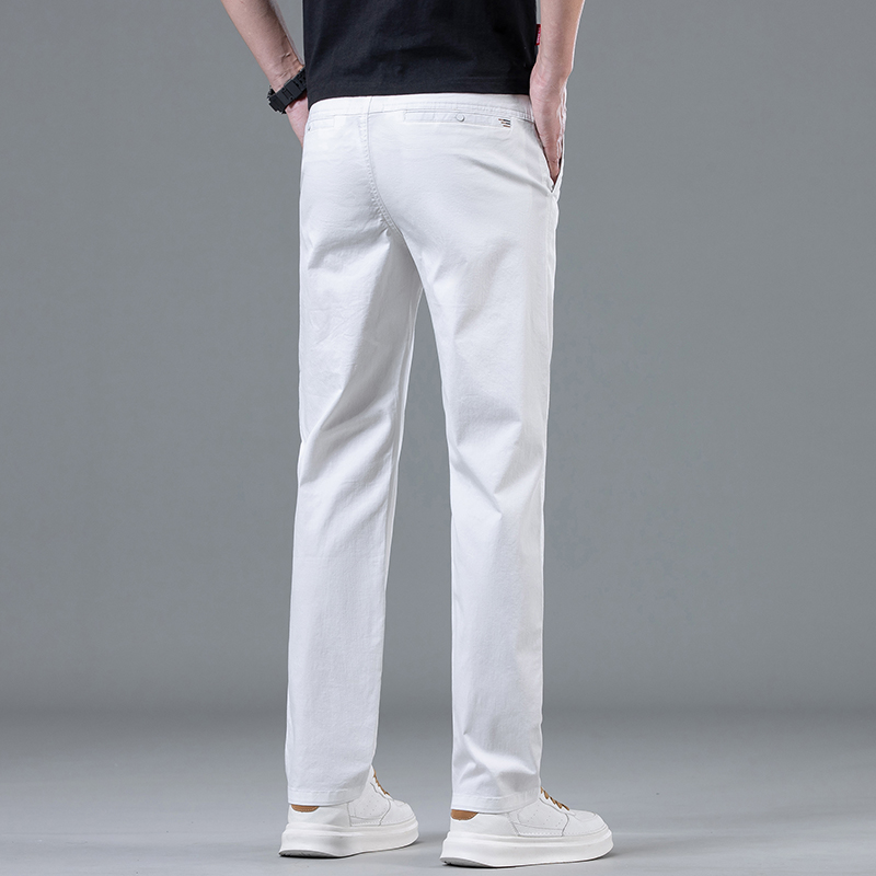 กางเกงขายาวสีขาวทรงตรงสำหรับผู - Summer Clothing Brands บทวิจารณ์และราคา