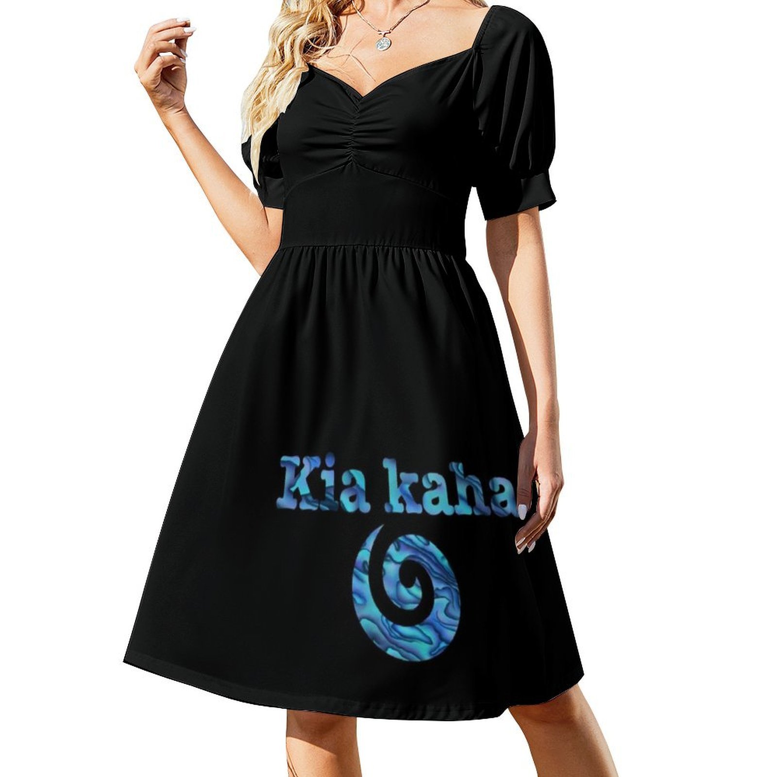 ชุดเดรสคอวี Kaha Koru สไตล์หวา - Summer Clothing Nz บทวิจารณ์และราคา