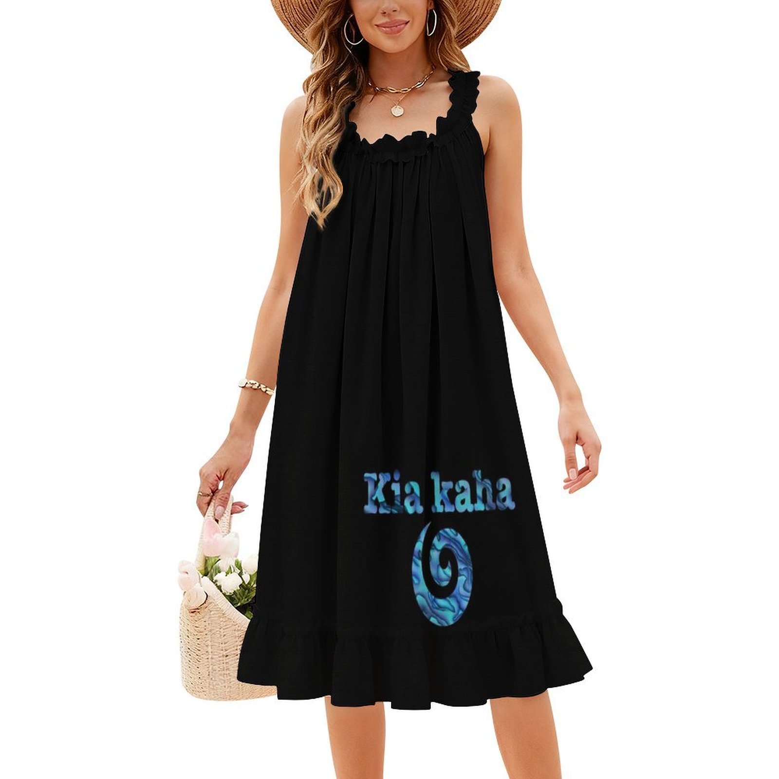 ชุดเดรสคอวี Kaha Koru สไตล์หวา - Summer Clothing Nz บทวิจารณ์และราคา