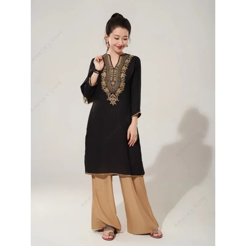 เสื้อเบลาส์ผ้าฝ้ายปักลายแบบอิน - Summer Clothing Pakistan บทวิจารณ์และราคา