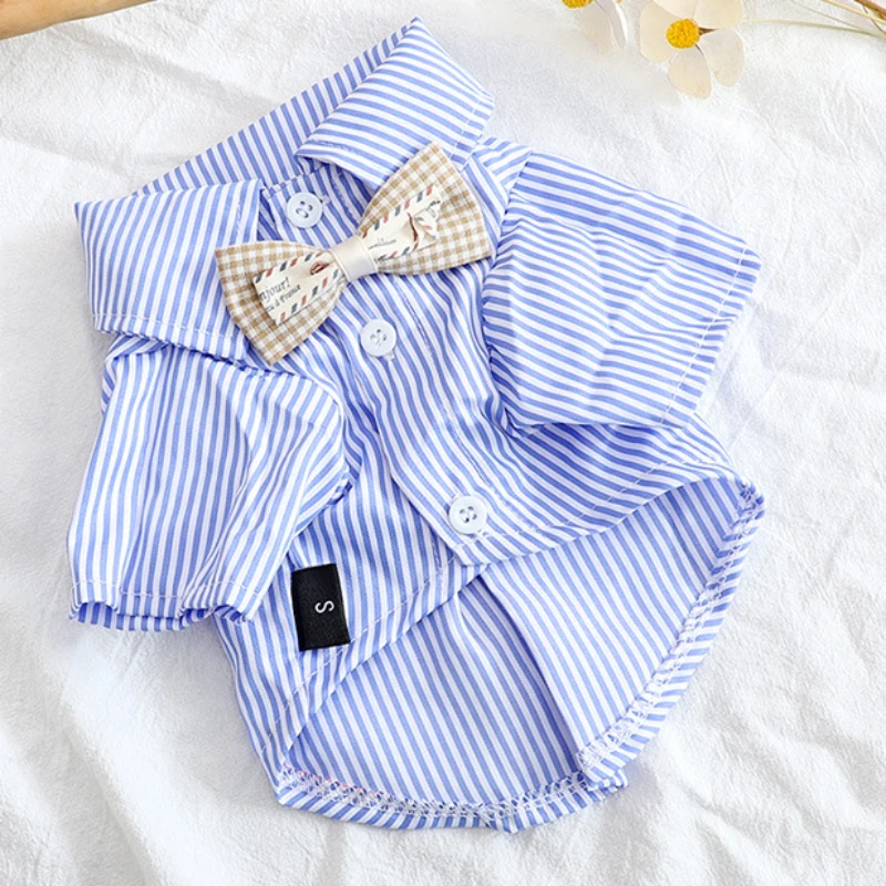 เสื้อผ้าสุนัข เสื้อเชิ้ตลายโบว - Summer Clothing Wholesale บทวิจารณ์และราคา