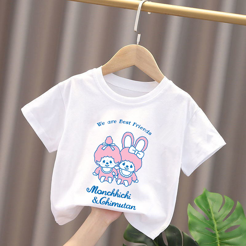 มอนชิชิเสื้อยืดเด็กอะนิเมะฟิกเ - Summer Clothing Baby Girl บทวิจารณ์และราคา