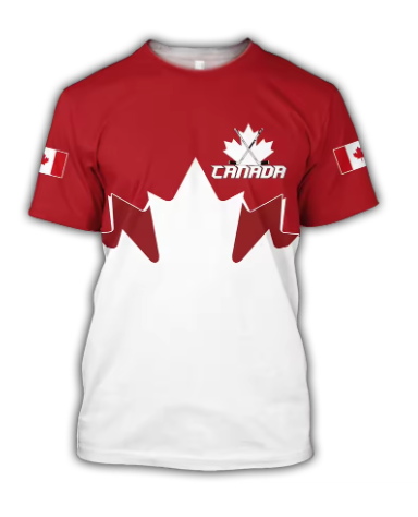 เสื้อยืดแคนาดา ลายธงชาติแคนาดา - Summer Clothing Women Canada บทวิจารณ์และราคา