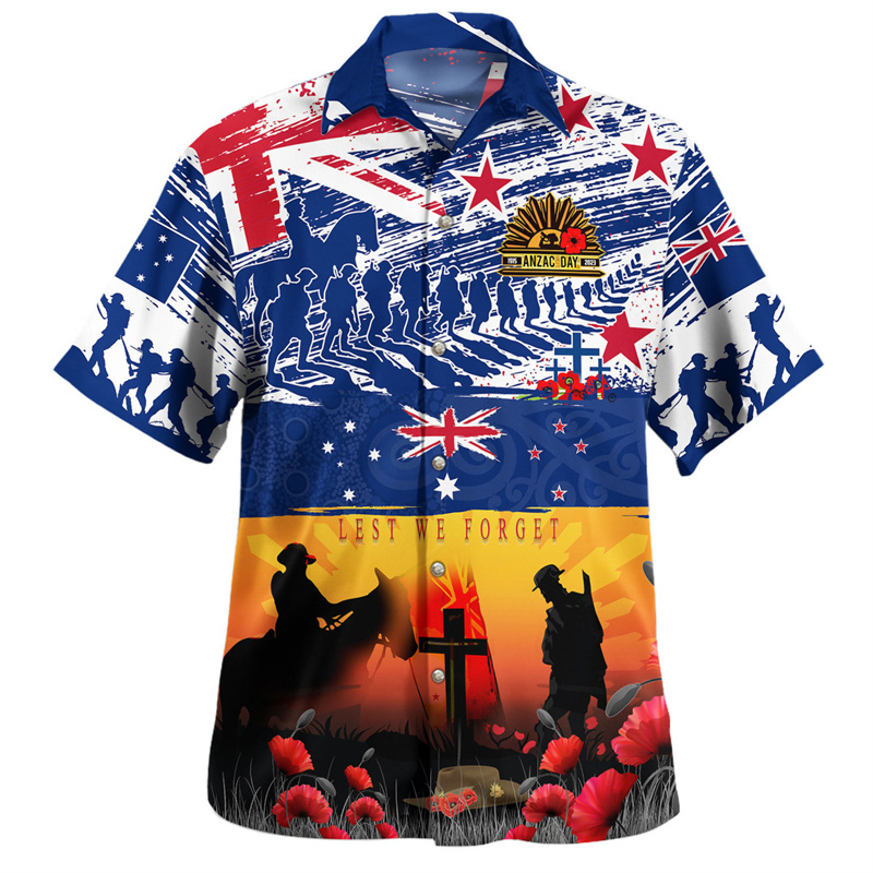 3D ฮาราจูกุใหม่เสื้อพิมพ์ลายธง - Summer Clothing Nz บทวิจารณ์และราคา