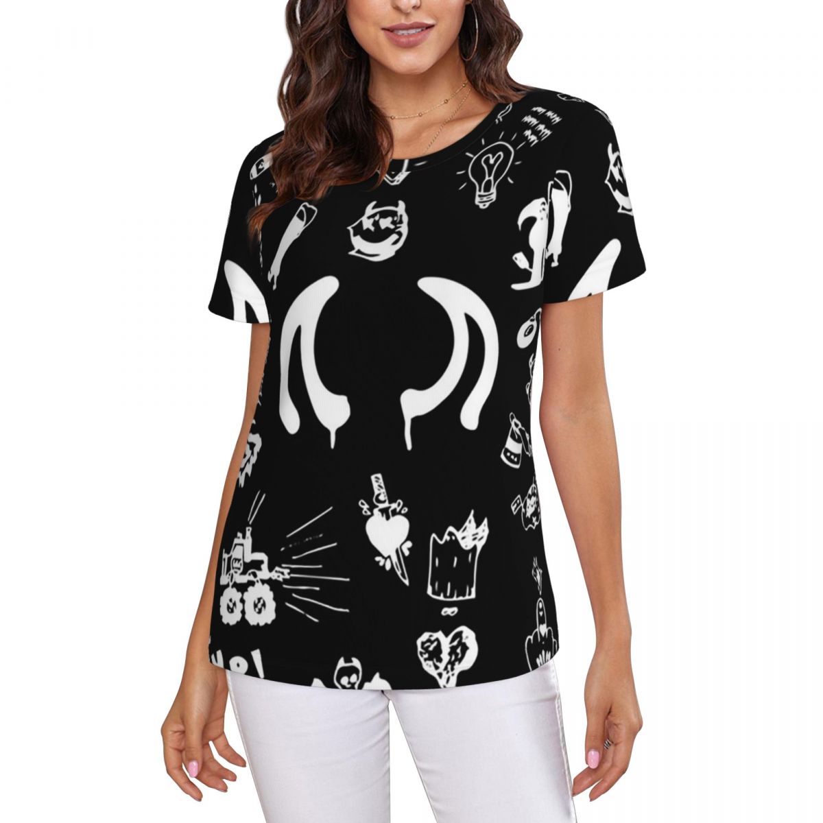 เสื้อยืดลาย Yungblud Drawings  - Summer Clothing Drawing บทวิจารณ์และราคา