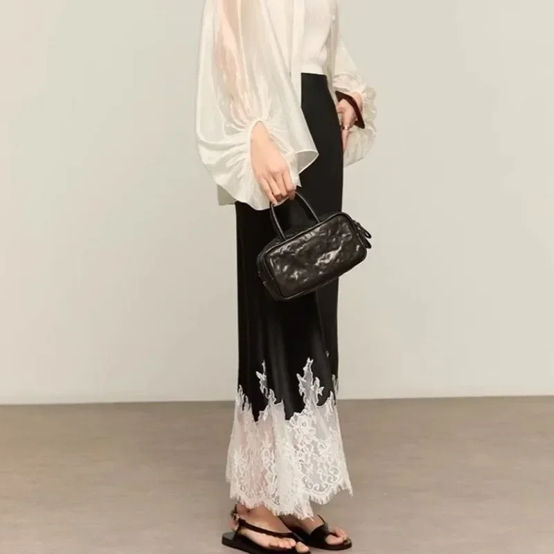 กระโปรงมิดิลูกไม้แต่งระบายทรงเ - Summer Clothing Wraps บทวิจารณ์และราคา