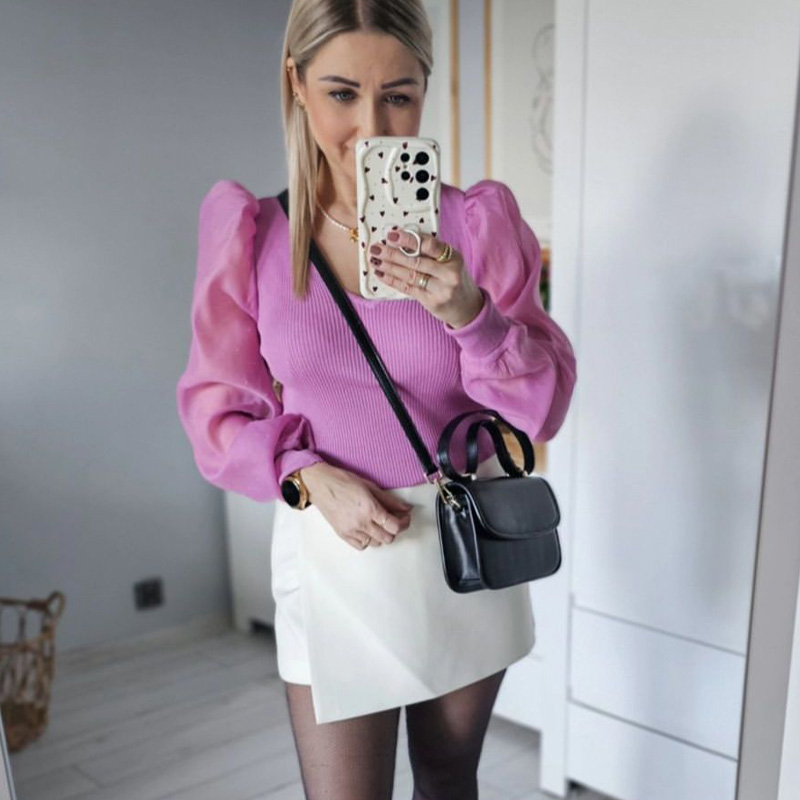 กระโปรงกางเกงขาสั้นเอวสูงสีดำข - Summer Zara บทวิจารณ์และราคา
