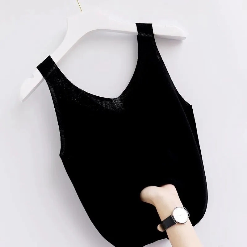 ถักเสื้อกล้ามวินเทจ V คอแขนกุด - Summer Zara บทวิจารณ์และราคา