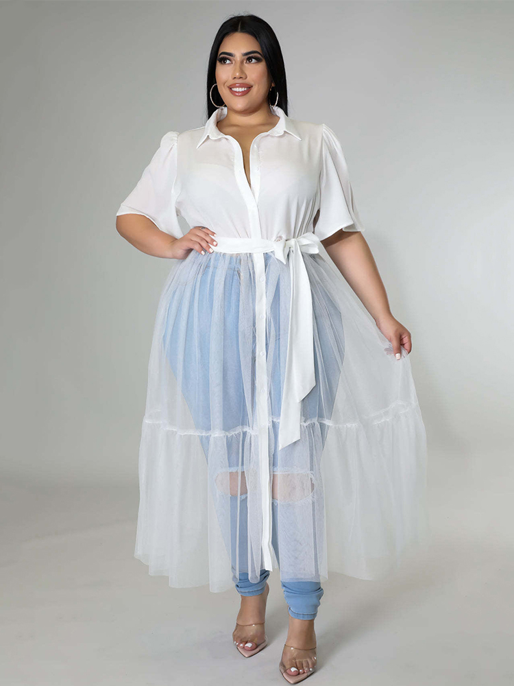 เดรสผ้าตาข่ายขนาดใหญ่พิเศษสำหร - Summer Clothing Wholesale บทวิจารณ์และราคา