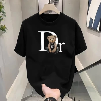 แบรนด์หรูเสื้อยืดพิมพ์ลายหมีน่ - Summer Clothing Brands บทวิจารณ์และราคา