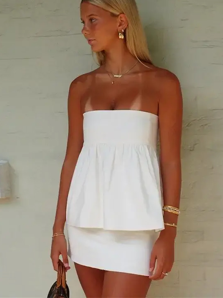 เสื้อครอปท็อปผู้หญิง HXAO แบบไ - Summer Zara บทวิจารณ์และราคา
