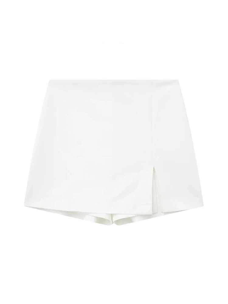กระโปรงกางเกงขาสั้นผ่าหน้าผู้ห - Summer Zara บทวิจารณ์และราคา