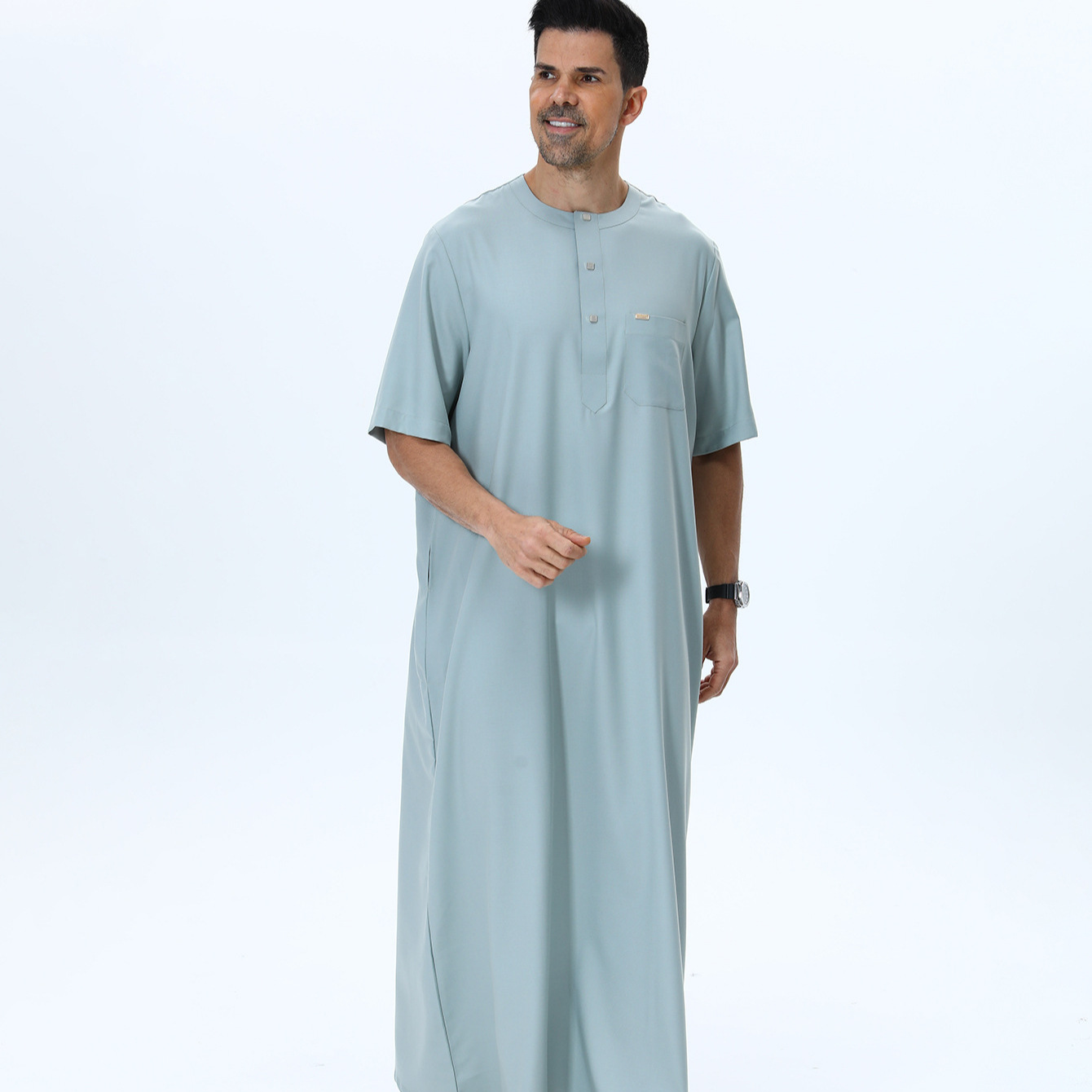 ชุดคลุมอาบายะห์แบบแขนสั้นสำหรั - Summer Clothing Pakistan บทวิจารณ์และราคา