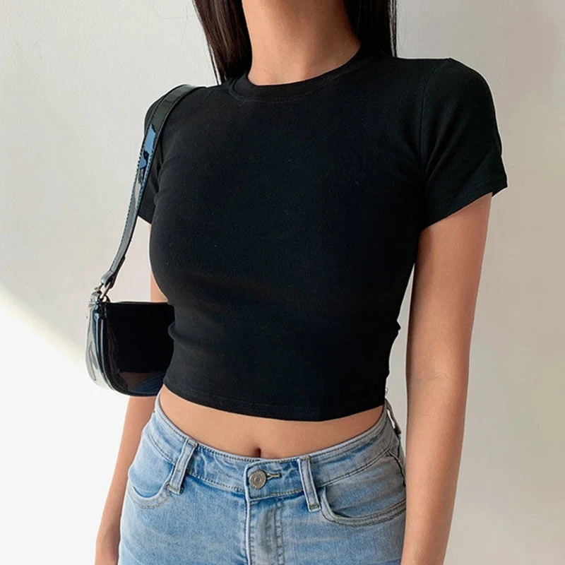 เสื้อยืดแขนสั้นผู้หญิงเรียบง่า - Summer Zara บทวิจารณ์และราคา