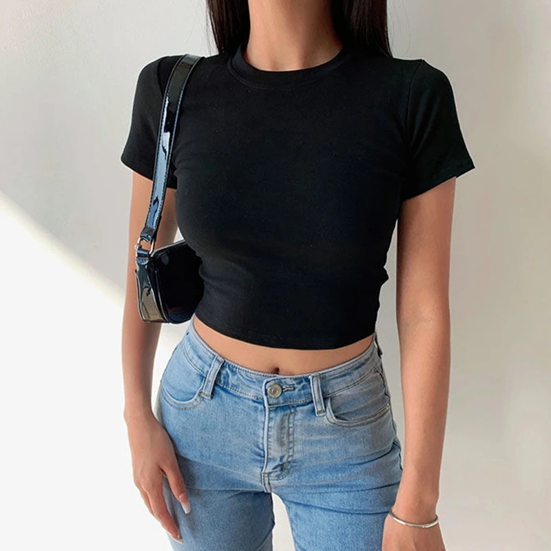 เสื้อยืดแขนสั้นผู้หญิงเรียบง่า - Summer Zara บทวิจารณ์และราคา