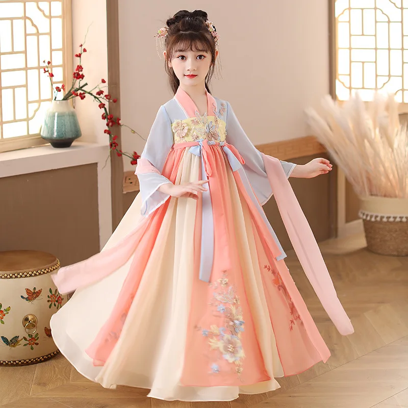 ฤดูร้อนเด็กฮันฟูชุดเจ้าหญิงเคร - Summer Clothing Baby Girl บทวิจารณ์และราคา