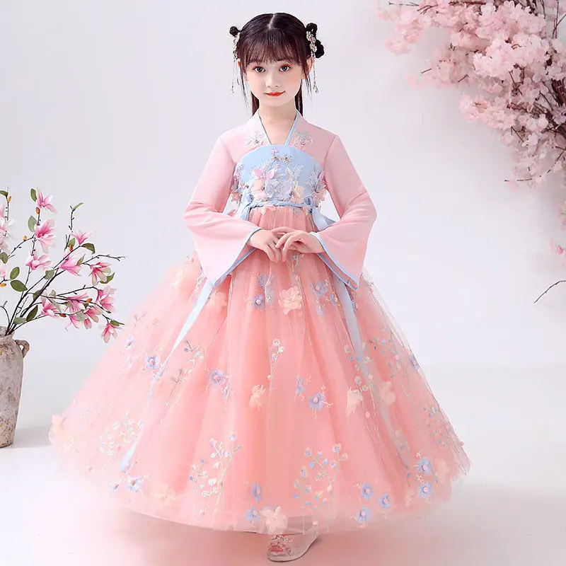 ฤดูร้อนเด็กฮันฟูชุดเจ้าหญิงเคร - Summer Clothing Baby Girl บทวิจารณ์และราคา