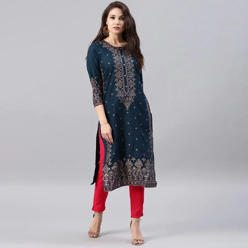 ชุดอินเดีย Kurtas สําหรับผู้หญ - Summer Clothing Pakistan บทวิจารณ์และราคา
