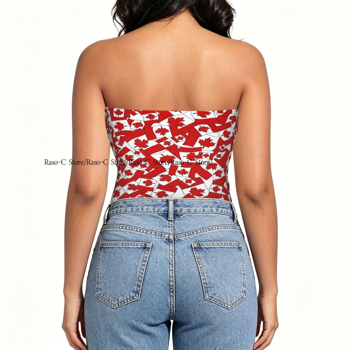 เสื้อครอปทรงสลิมแบบไม่มีสายรัด - Summer Clothing Women Canada บทวิจารณ์และราคา